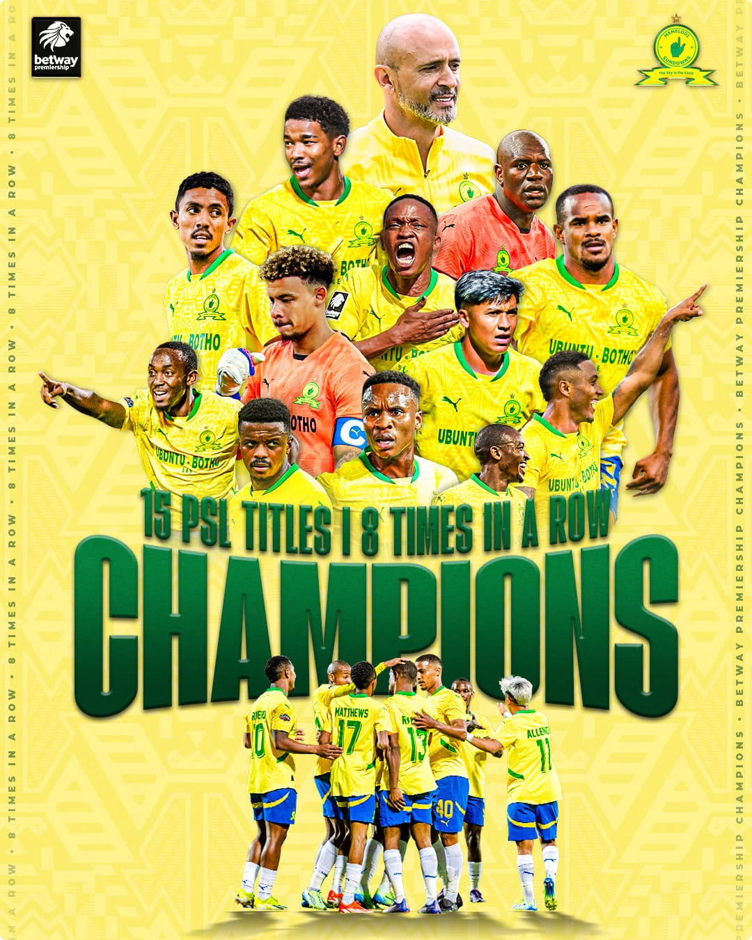 Mamelodi Sundowns Clinch Betway Premiership Title with One Match to Spare