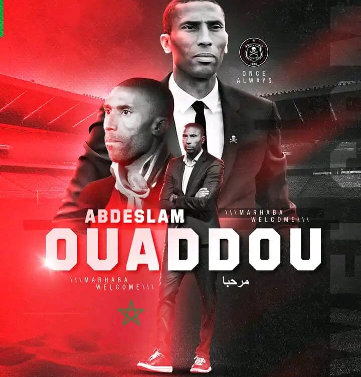 Orlando Pirates Appoint Abdeslam Ouaddou as New Head Coach with Confirmed Technical Team